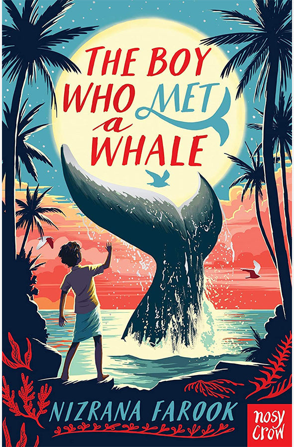 Book cover of The Boy Who Met a Whale by Nizrana Farook at Wild and the Sage, Galle, Sri Lanka
