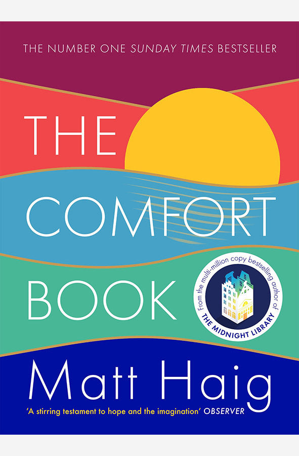 Book cover of The Comfort Book by Matt Haig at Wild and the Sage, Galle, Sri Lanka