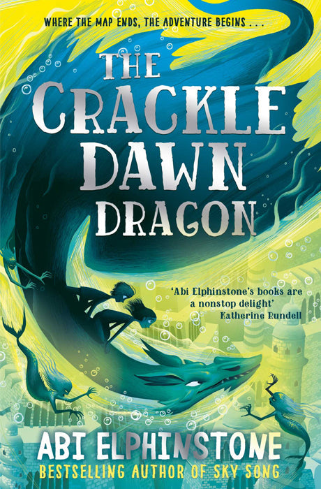 Book cover of The Crackledawn Dragon by Abi Elphinstone at Wild and the Sage, Galle, Sri Lanka