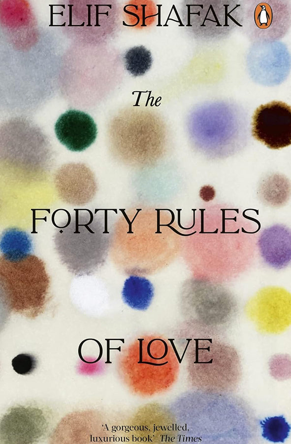 Book cover of The Forty Rules of Love by Elif Shafak at Wild and the Sage, Galle, Sri Lanka