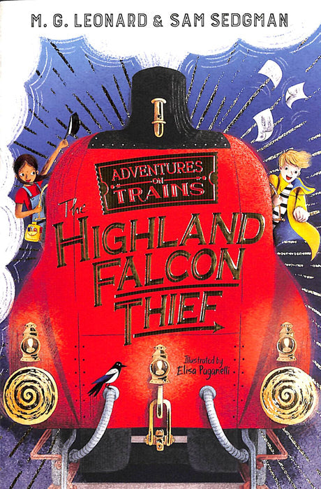 Book cover of The Highland Falcon Thief by M G Leonard at Wild and the Sage, Galle, Sri Lanka