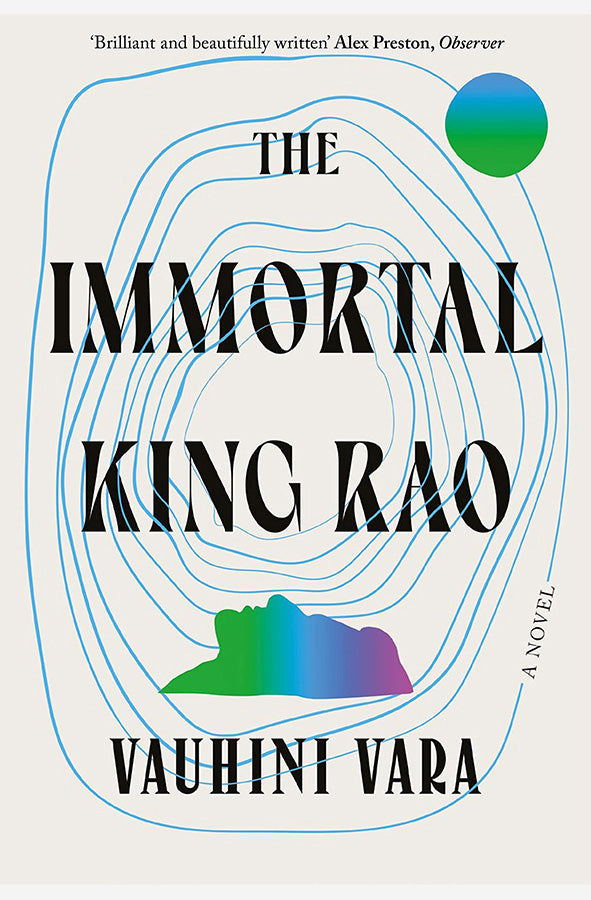 Book cover of The Immortal King Rao by Vauhini Vara at Wild and the Sage, Galle, Sri Lanka