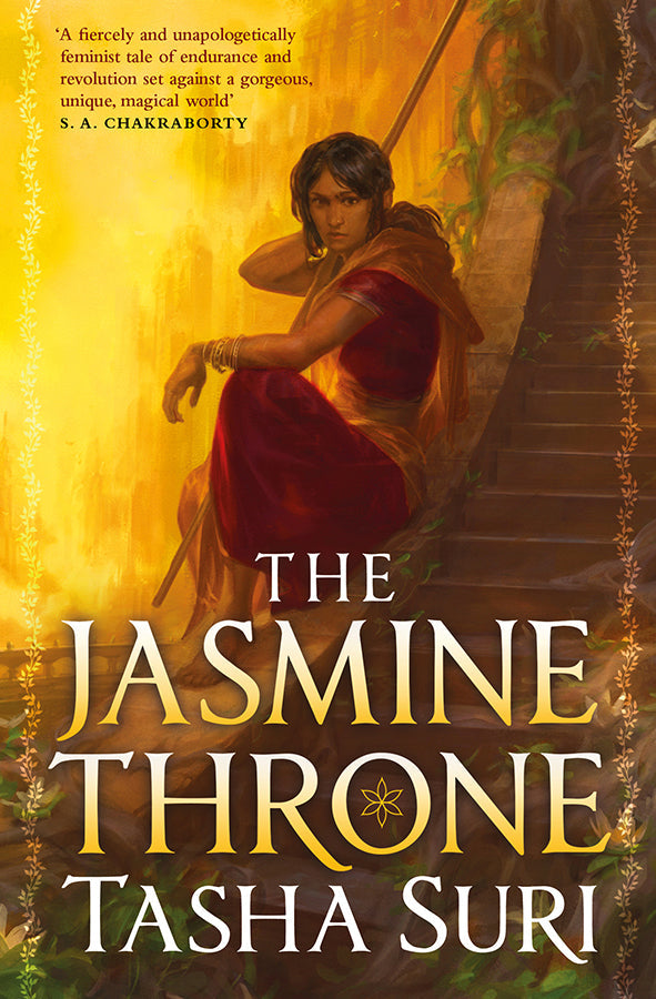 Book cover of The Jasmine Throne by Tasha Suri at Wild and the Sage, Galle, Sri Lanka
