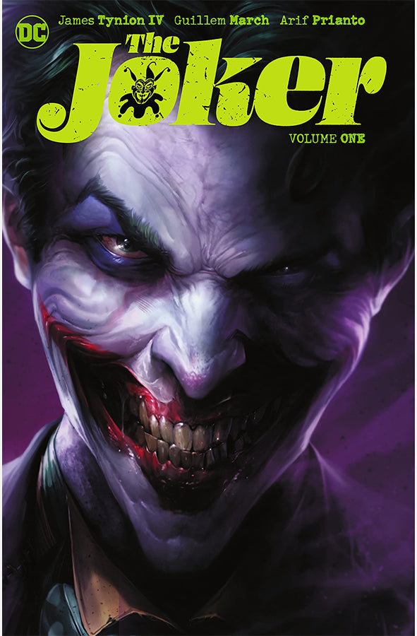 Book cover of The Joker Volume 1 by James Tynion IV at Wild and the Sage, Galle, Sri Lanka