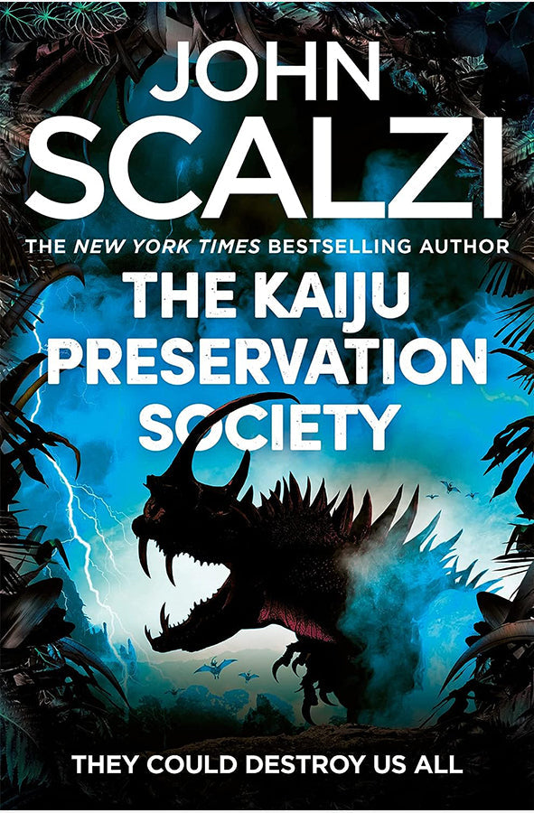 Book cover of The Kaiju Preservation Society by John Scalzi at Wild and the Sage, Galle, Sri Lanka