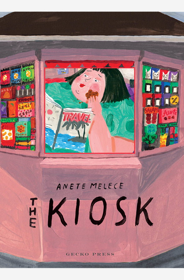 Book cover of The Kiosk by Anete Melece at Wild and the Sage, Galle, Sri Lanka
