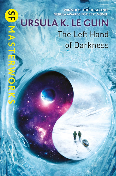 Book cover of The Left Hand of Darkness by Ursula K Leguin at Wild and the Sage, Galle, Sri Lanka