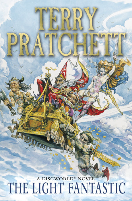 Book cover of The Light Fantastic by Terry Pratchett at Wild and the Sage, Galle, Sri Lanka