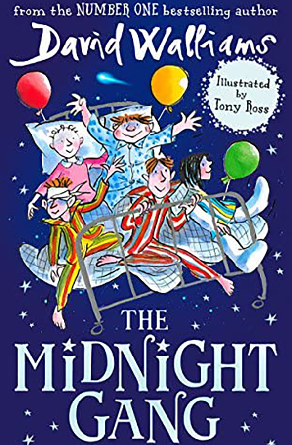 Book cover of The Midnight Gang by David Walliams at Wild and the Sage, Galle, Sri Lanka