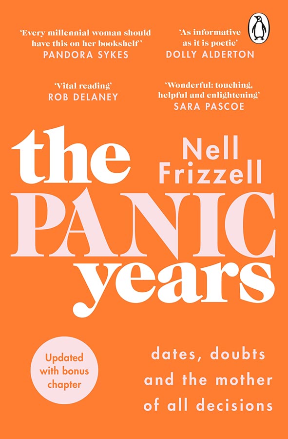 Book cover of The Panic Years by Nell Frizzell at Wild and the Sage, Galle, Sri Lanka