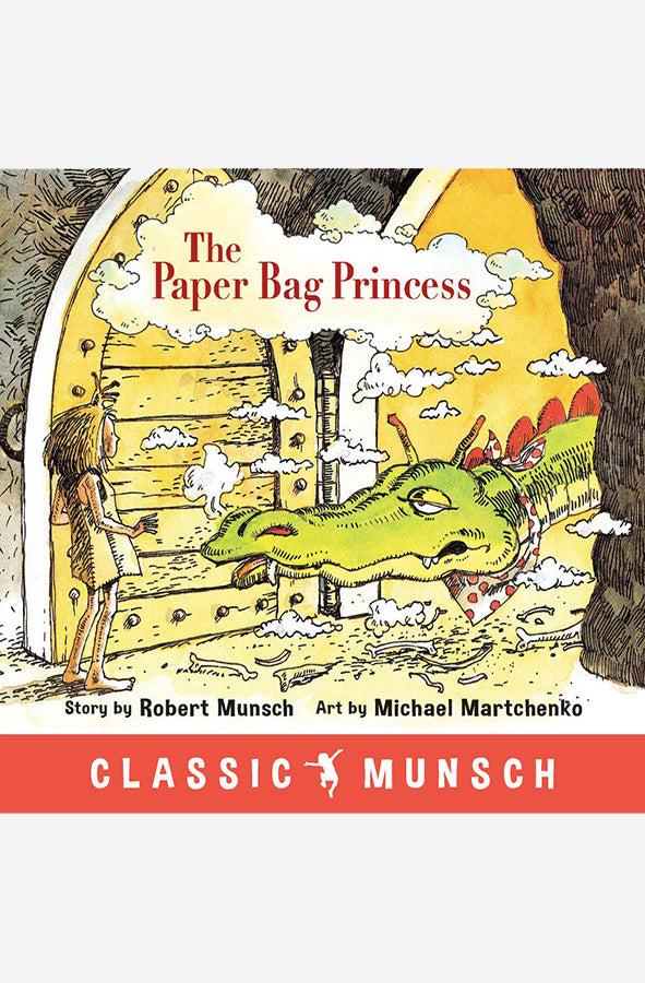 Book cover of The Paper Bag Princess by Robert Munsch at Wild and the Sage, Galle, Sri Lanka