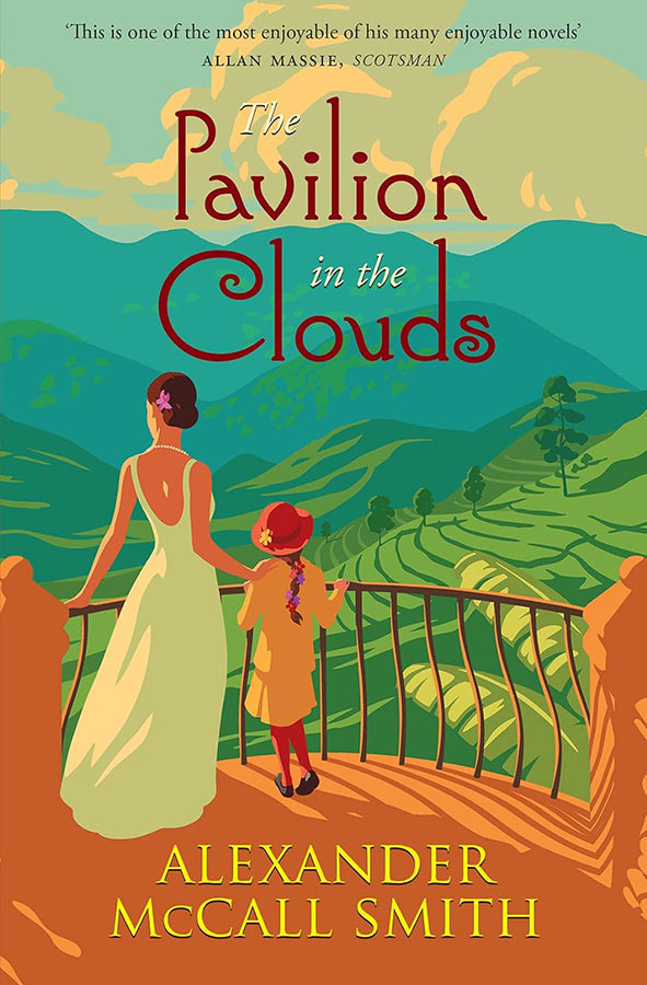 Book cover of The Pavilion in the Clouds by Alexander McCall Smith at Wild and the Sage, Galle, Sri Lanka