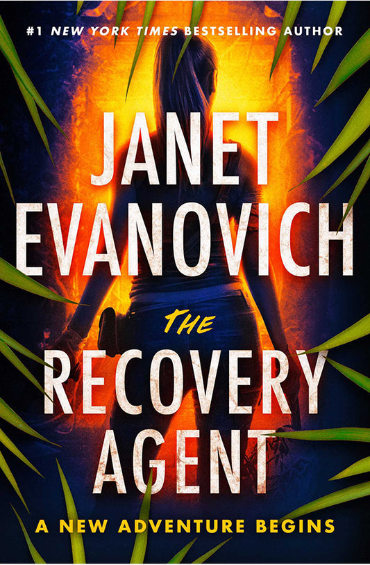 Book cover of The Recovery Agent : A New Adventure Begins by Janet Evanovich at Wild and the Sage, Galle, Sri Lanka