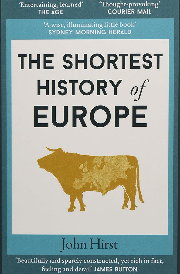 Book cover of The Shortest History of Europe by John Hirst at Wild and the Sage, Galle, Sri Lanka