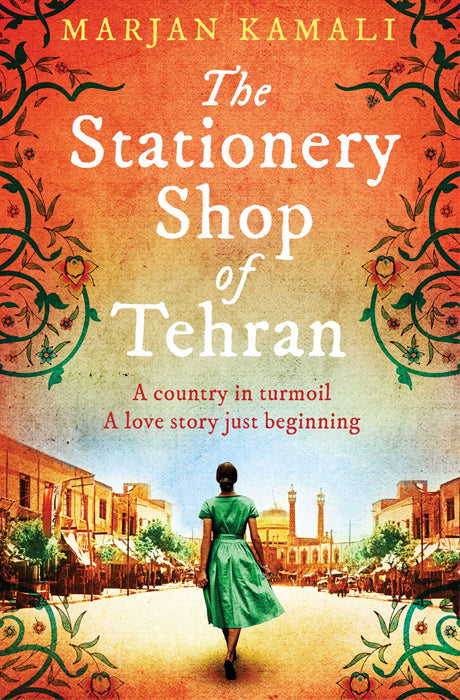 Book cover of The Stationery Shop of Tehran by Marjan Kamali at Wild and the Sage, Galle, Sri Lanka