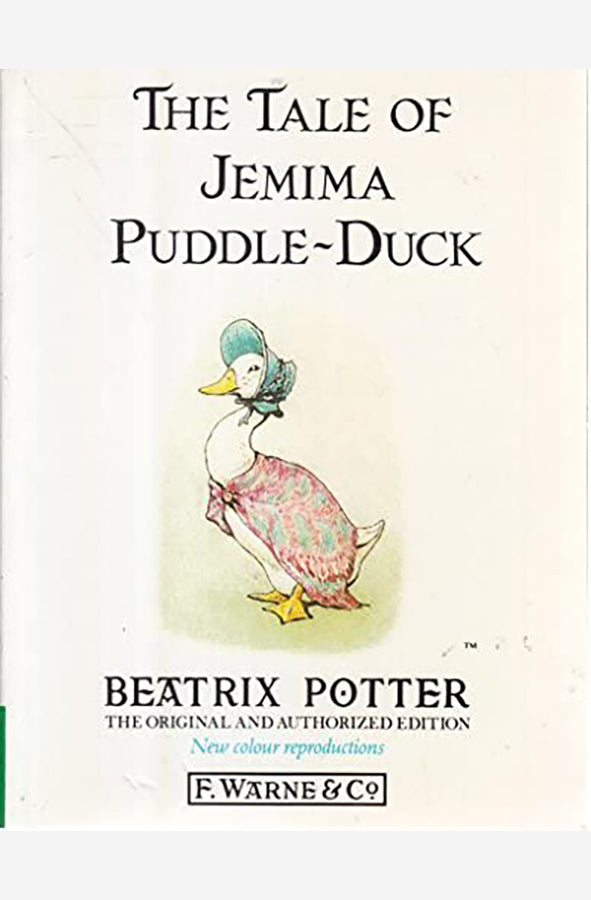 Book cover of The Tale of Jemima Puddle Duck by Beatrix Potter at Wild and the Sage, Galle, Sri Lanka