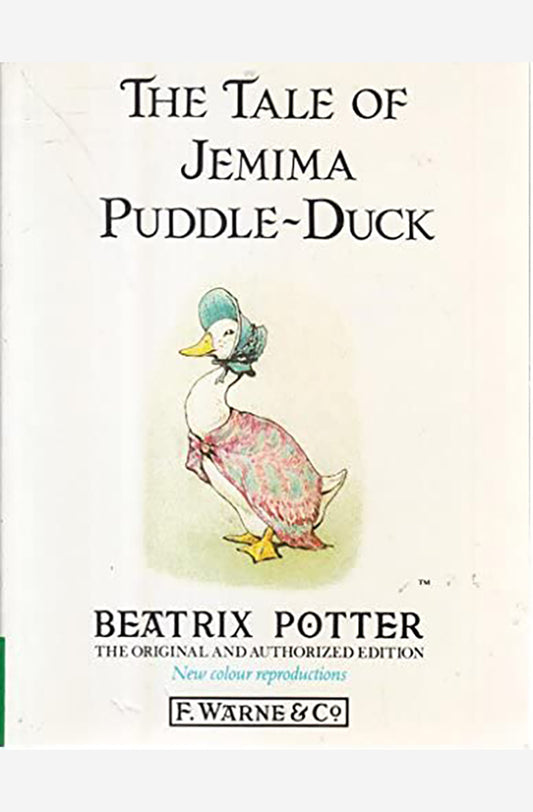 Book cover of The Tale of Jemima Puddle Duck by Beatrix Potter at Wild and the Sage, Galle, Sri Lanka