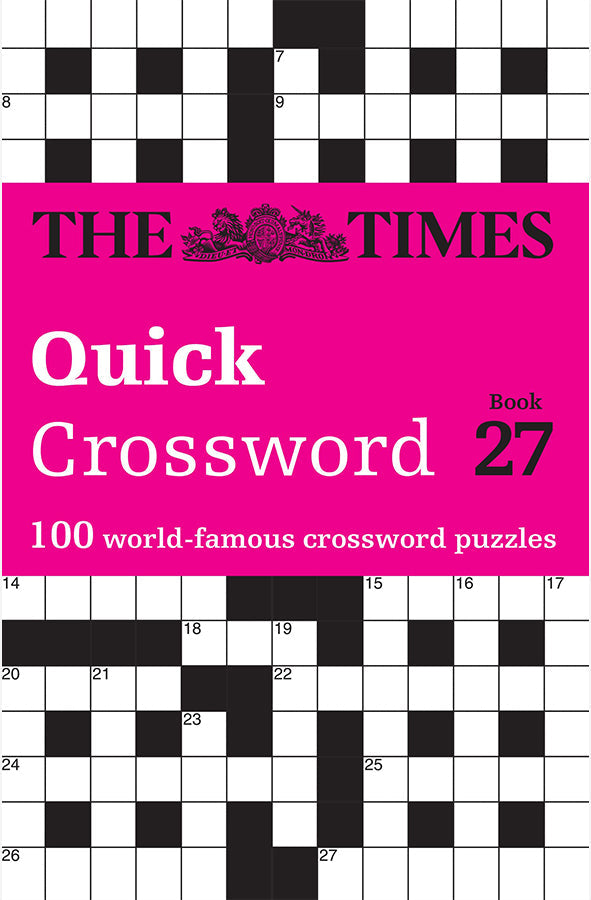 Book cover of The Times Quick Crossword: Book 27 by The Times at Wild and the Sage, Galle, Sri Lanka