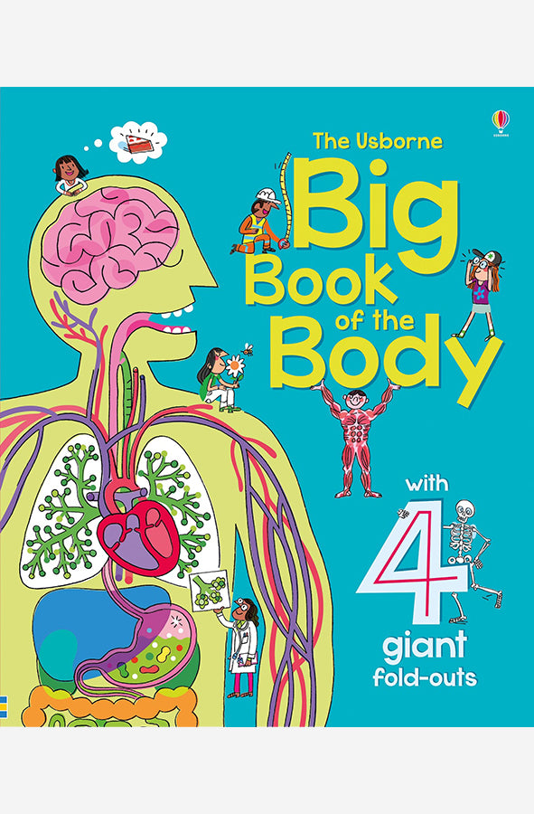 Book cover of The Usborne Big Book of the Body by Minna Lacey at Wild and the Sage, Galle, Sri Lanka