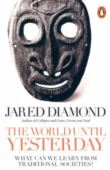 Book cover of The World Until Yesterday by Jared Diamond at Wild and the Sage, Galle, Sri Lanka