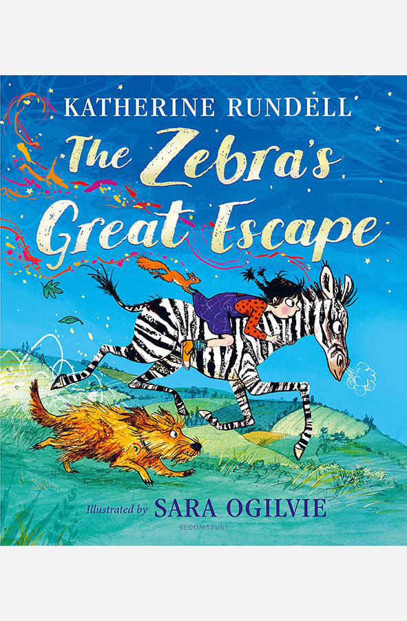 Book cover of The Zebra's Great Escape by Katherine Rundell at Wild and the Sage, Galle, Sri Lanka
