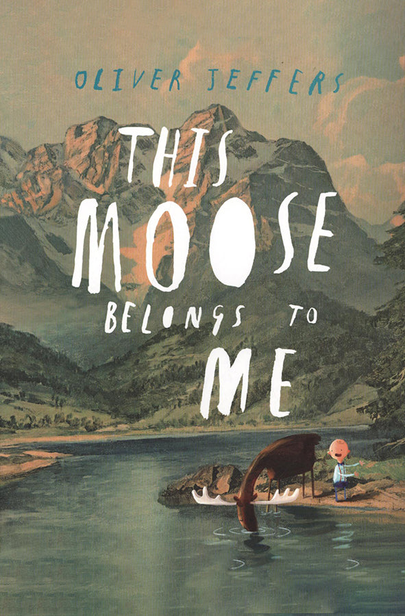 Book cover of This Moose Belongs to Me by Oliver Jeffers at Wild and the Sage, Galle, Sri Lanka