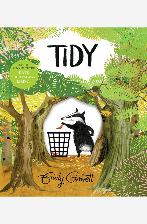 Book cover of Tidy by Emily Gravett at Wild and the Sage, Galle, Sri Lanka