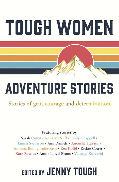 Book cover of Tough Women Adventure Stories by Jenny Tough at Wild and the Sage, Galle, Sri Lanka