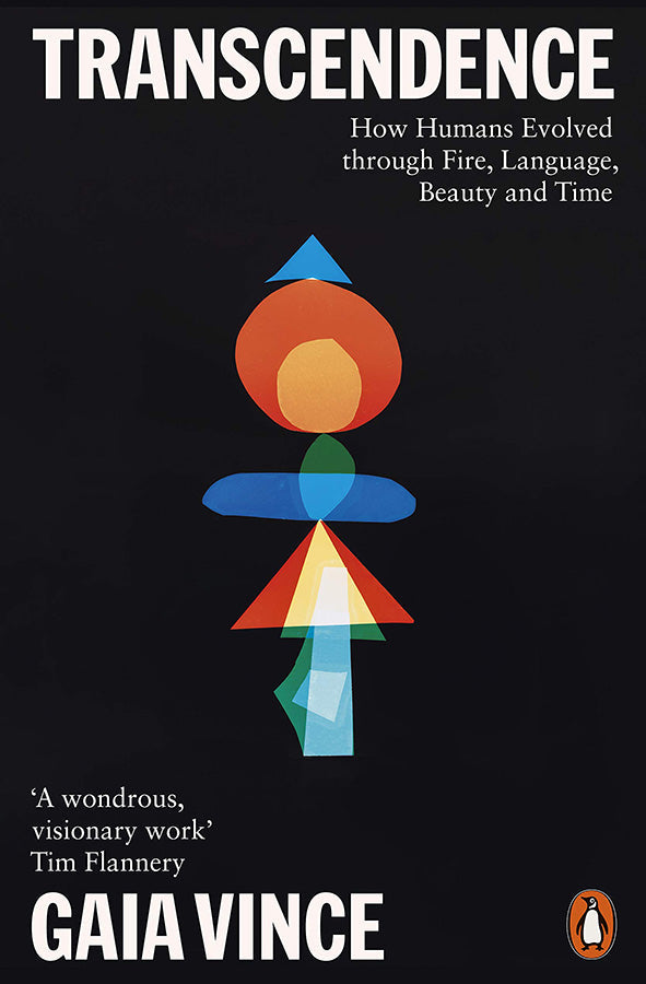 Book cover of Transcendence by Gaia Vince at Wild and the Sage, Galle, Sri Lanka