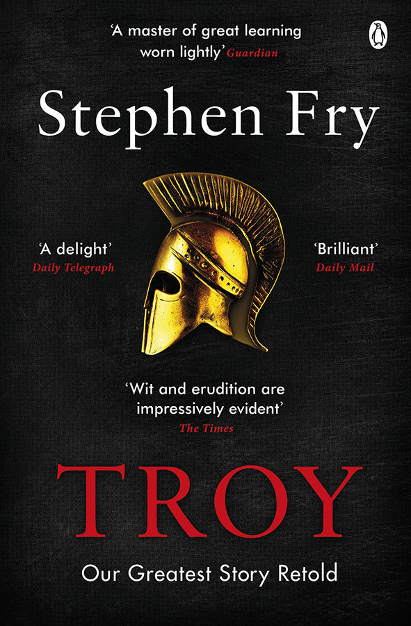 Book cover of Troy by Stephen Fry at Wild and the Sage, Galle, Sri Lanka