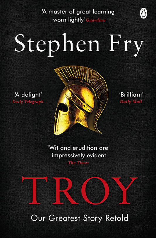 Book cover of Troy by Stephen Fry at Wild and the Sage, Galle, Sri Lanka