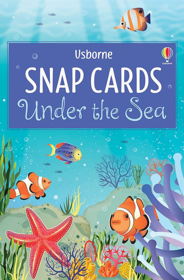 Book cover of Under the Sea Snap Cards by Lucy Bowman at Wild and the Sage, Galle, Sri Lanka