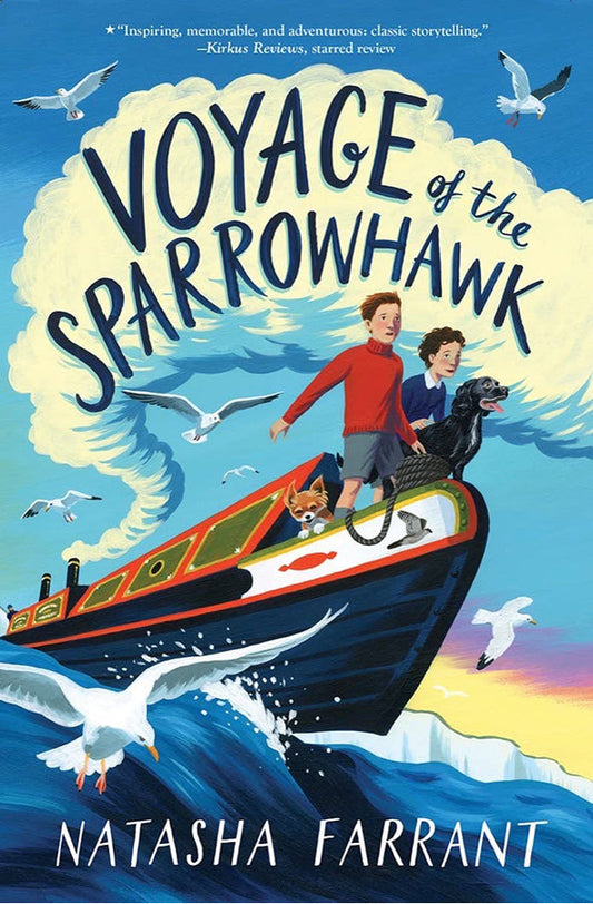 Book cover of Voyage Of the Sparrowhawk by Natasha Farrant at Wild and the Sage, Galle, Sri Lanka