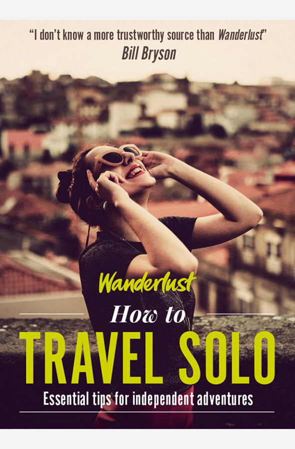 Book cover of Wanderlust: How to Travel Solo by Wanderlust at Wild and the Sage, Galle, Sri Lanka