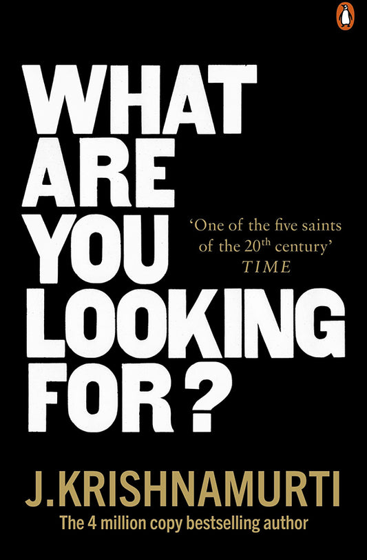 Book cover of What are You Looking for? by J Krishnamurti at Wild and the Sage, Galle, Sri Lanka