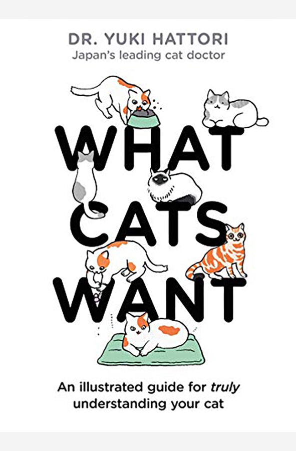 Book cover of What Cats Want by Yuki Hattori at Wild and the Sage, Galle, Sri Lanka