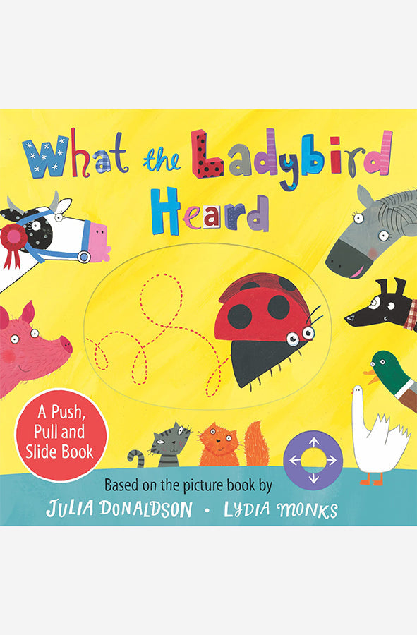 Book cover of What the Ladybird Heard by Julia Donaldson at Wild and the Sage, Galle, Sri Lanka