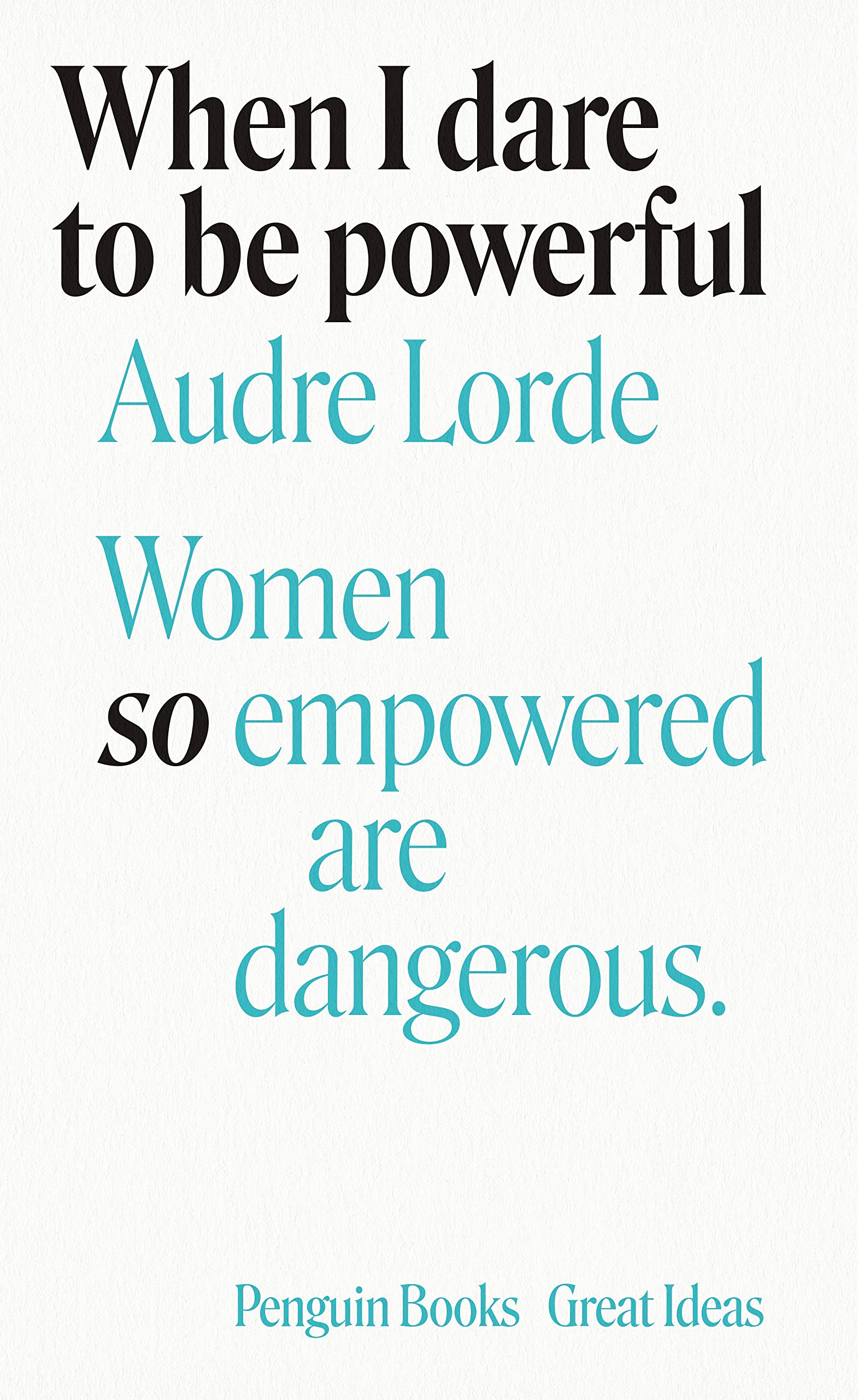 Book cover of When I Dare to be Powerful by Audre Lorde at Wild and the Sage, Galle, Sri Lanka