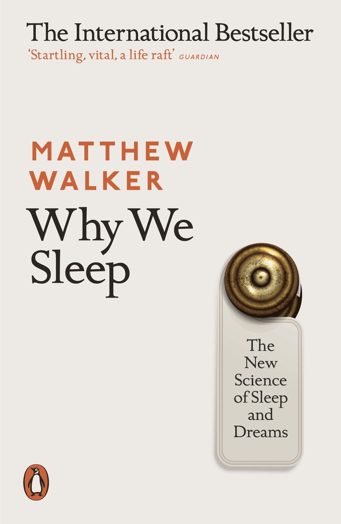 Book cover of Why We Sleep by Matthew Walker at Wild and the Sage, Galle, Sri Lanka