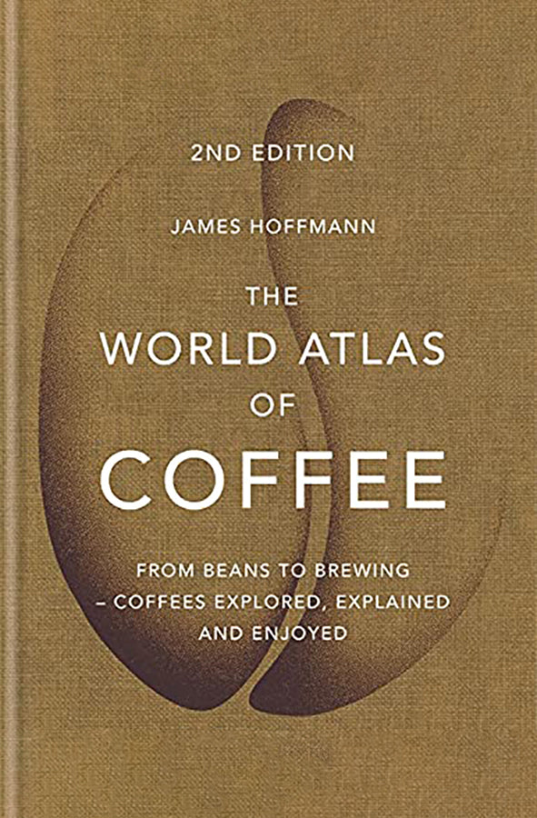 Book cover of World Atlas of Coffee by James Hoffmann at Wild and the Sage, Galle, Sri Lanka