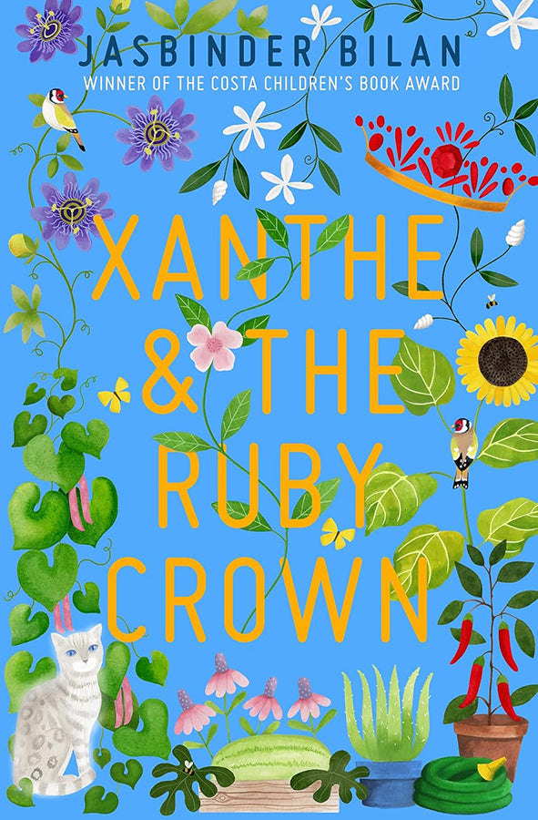 Book cover of Xanthe and the Ruby Crown by Jasbinder Bilan at Wild and the Sage, Galle, Sri Lanka