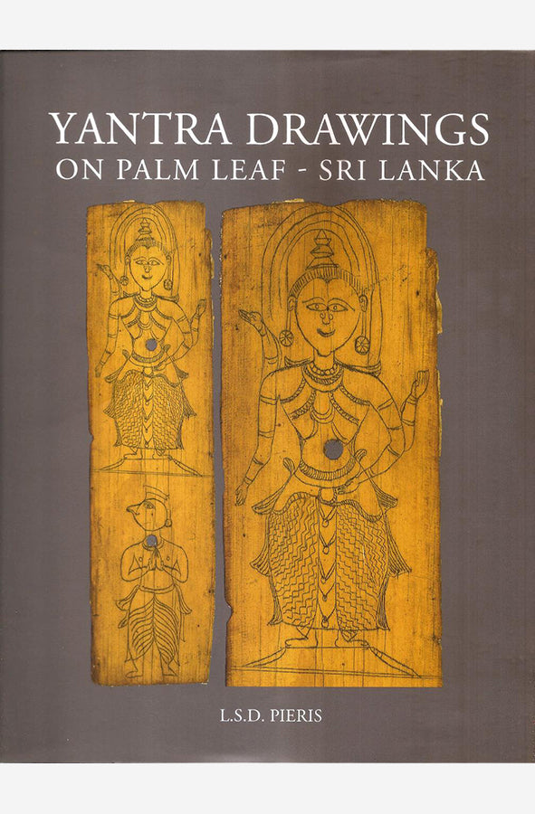 Book cover of Yantra Drawings on Palm Leaf by L.S.D. Pieris at Wild and the Sage, Galle, Sri Lanka