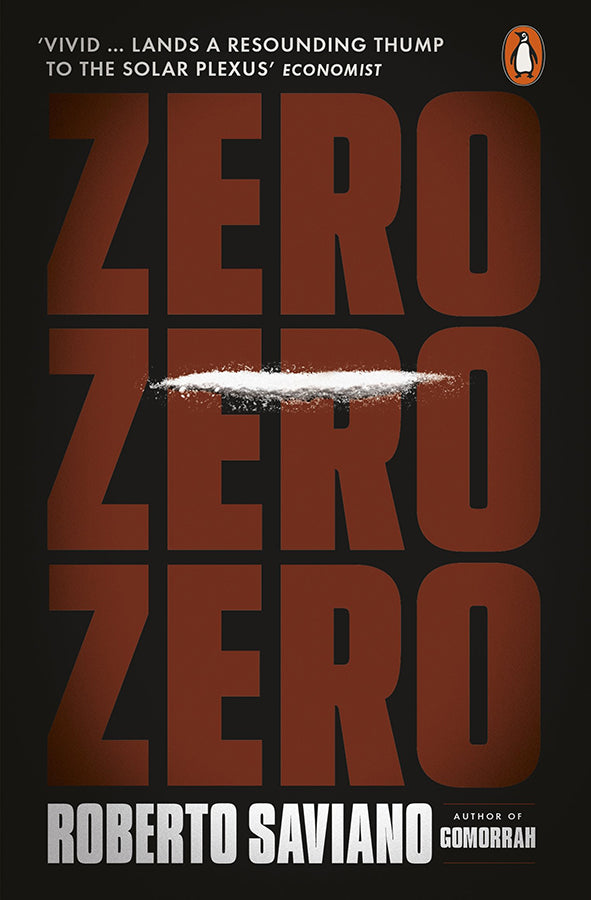 Book cover of Zero Zero Zero by Roberto Saviano at Wild and the Sage, Galle, Sri Lanka