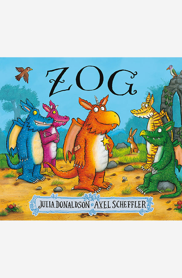 Book cover of Zog by Julia Donaldson at Wild and the Sage, Galle, Sri Lanka